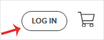 Open the Name.com website and click on Log in .