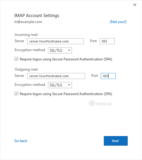 cPanel Email Account With Outlook 2021