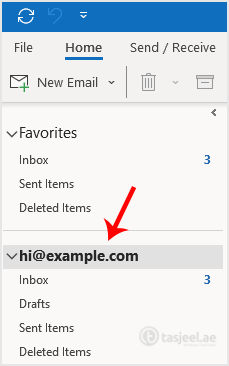 Finally, click on Done . You can now manage your newly-added email from the left sidebar under the Home tab of Outlook.