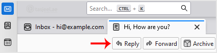 Click on Reply.