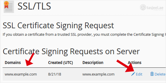 Edit, which is located under the Action option.