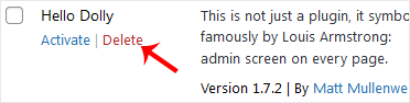 How to Delete a Plugin in WordPress?