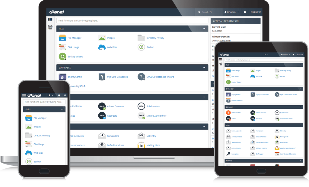 cpanel responsive2